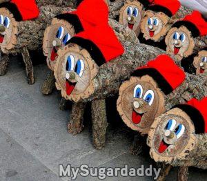 troncos natalinos Espanha