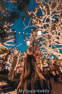 luzes em festas de natal