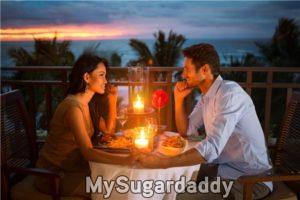 jantar à luz de velas 