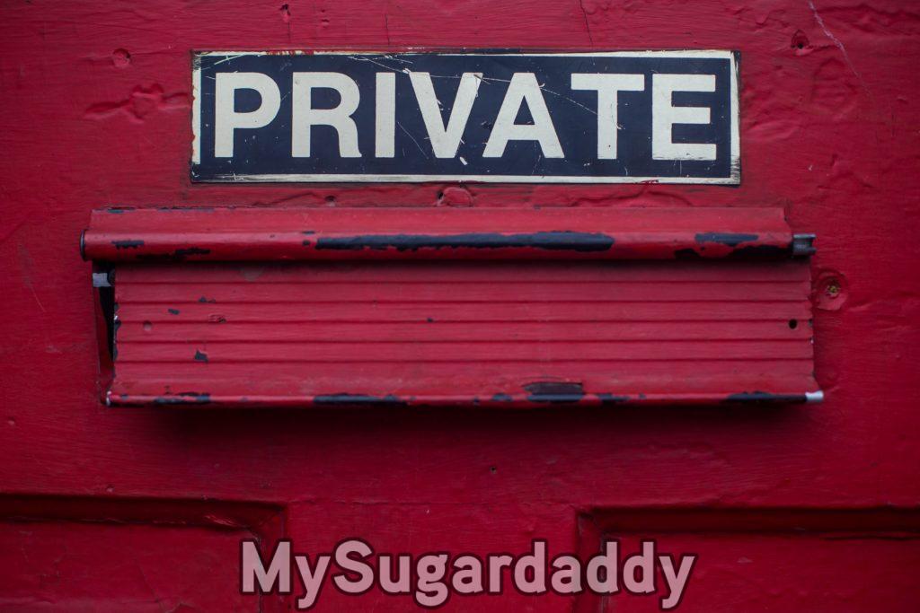 respeite a area privada